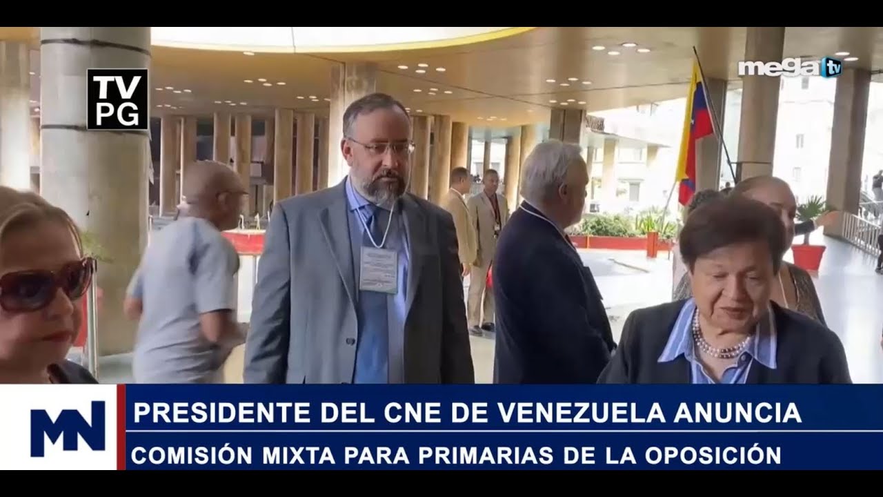 Presidente del CNE de Venezuela anuncia comisi&oacute;n mixta para primarias de la oposici&oacute;n