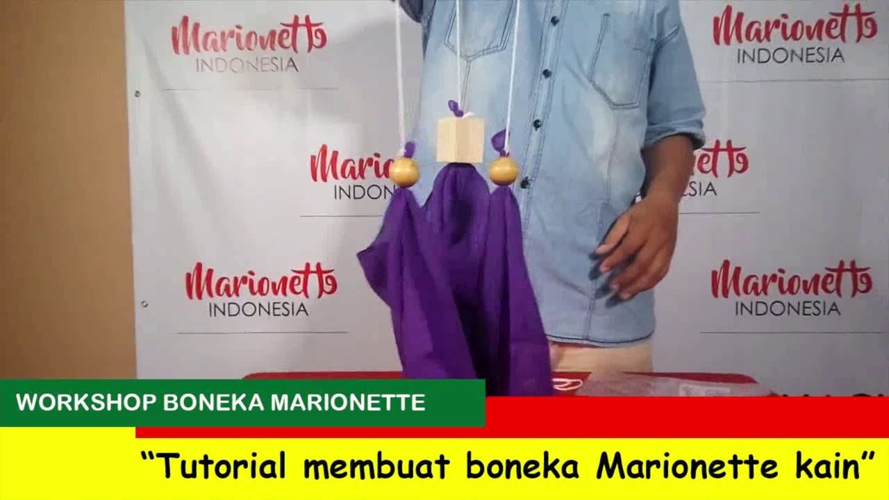 Tutorial Boneka Marionette Kain atau scarf marionette
