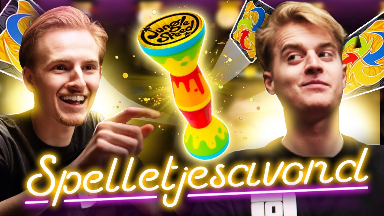 JUNGLE SPEED met Matthy, Koen, Jeremy en Egbert | SPELLETJESAVOND #5