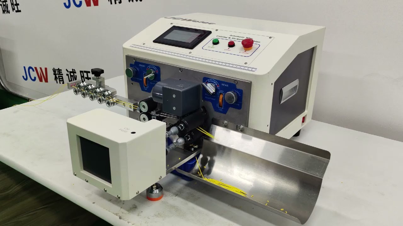 JCW-CS09 Roller Type Flexible Wires Cutting Stripping and Twisting Machine