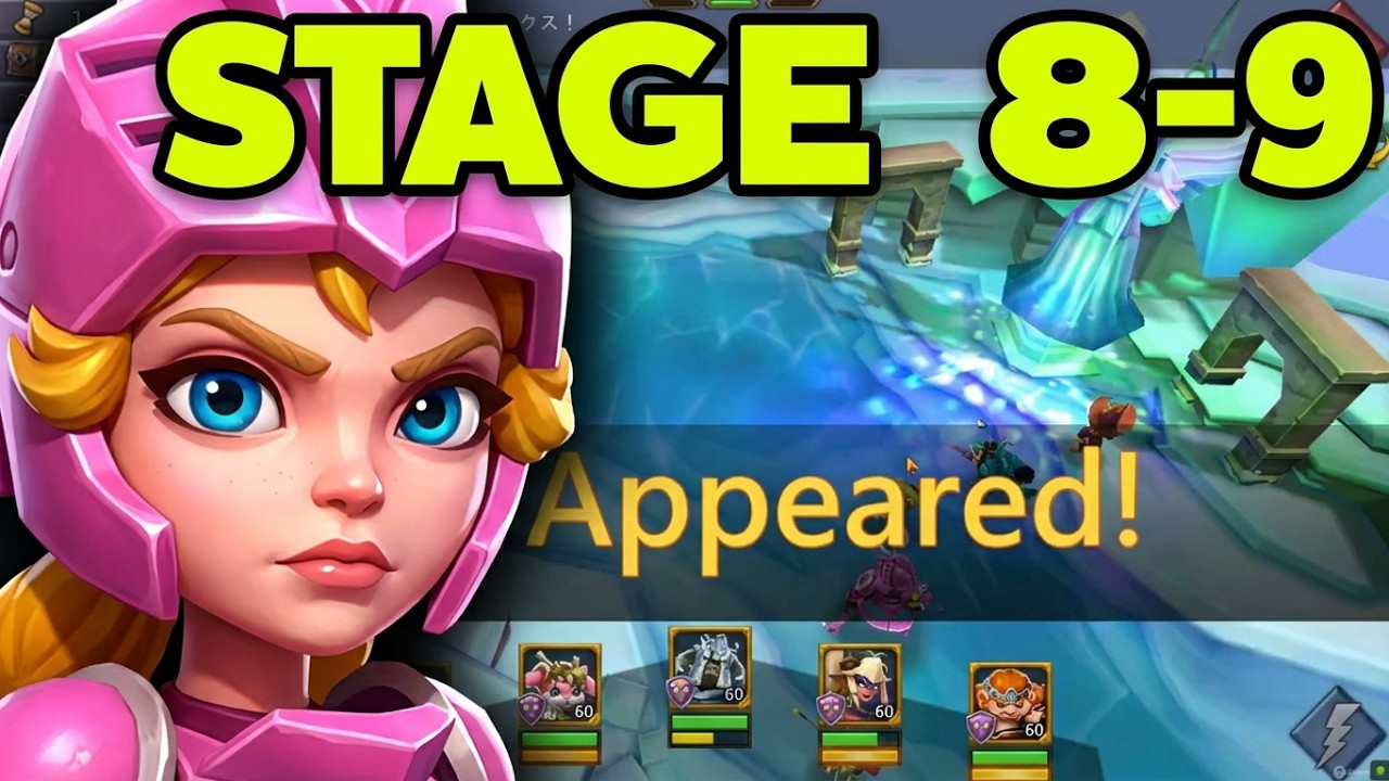 Lords mobile Normal chapter 8 | Stage 8-9 Rose Knight