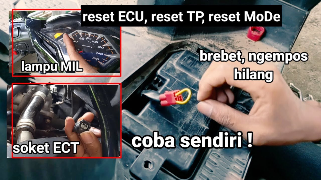 CARA reset ECU, TP dan MoDe. Pada Vario 125. Manual dan makin responsif (DWC-RELEASE)