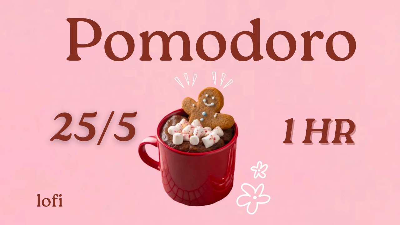1 𝙃𝙍 𝘾𝙝𝙧𝙞𝙨𝙩𝙢𝙖𝙨 𝘾𝙤𝙤𝙠𝙞𝙚𝙨🎄🍪25/5 Pomodoro Timer|2 Sessions|Jazz Music|Stay Focused|studywithme#pomodoro