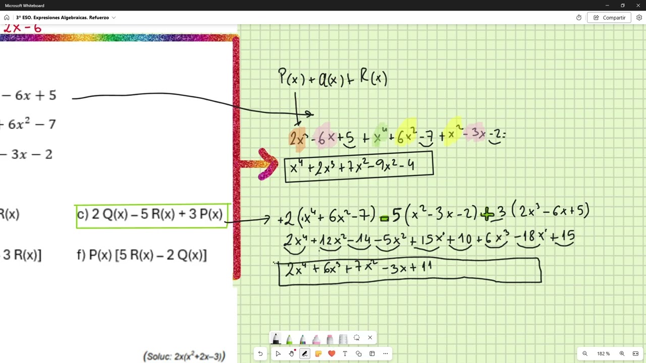 Vídeo 3  Examen Polinomios 2 de 8
