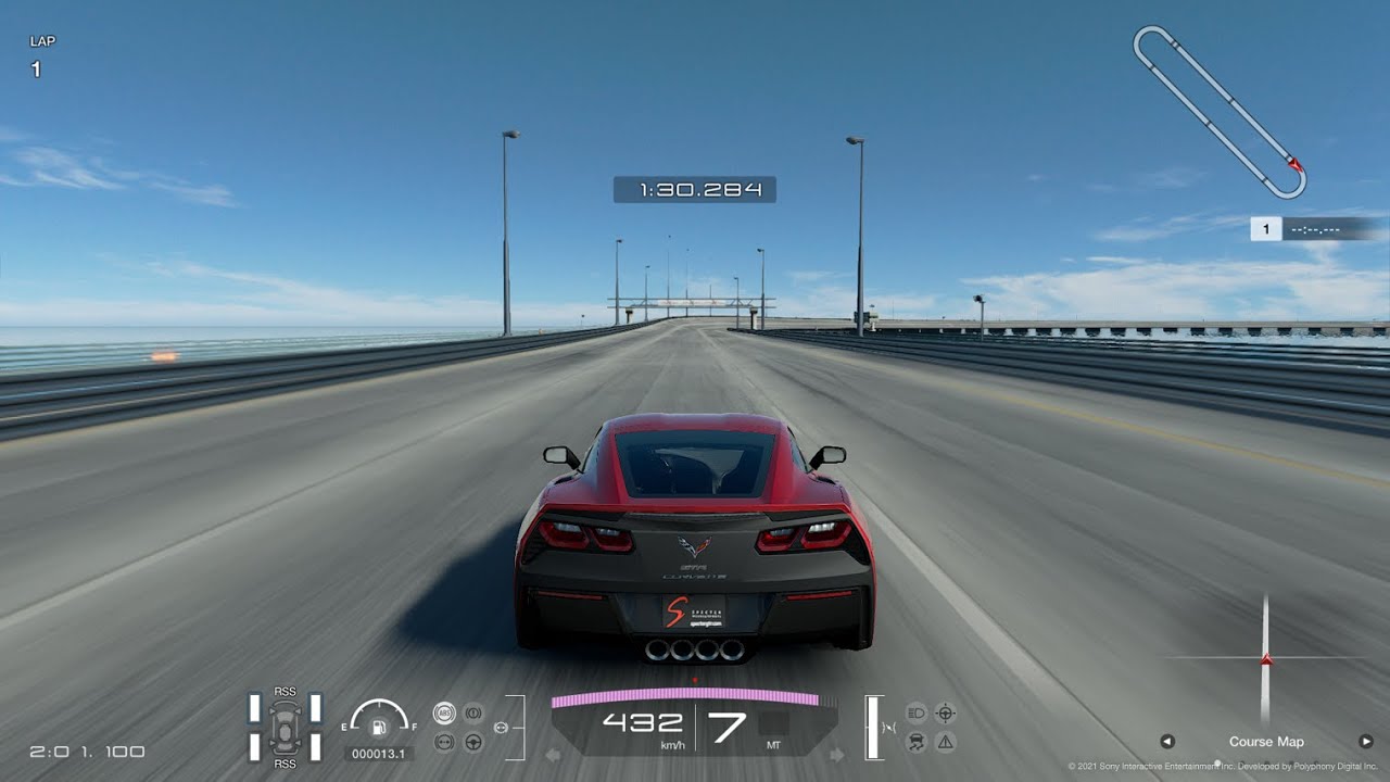 Gran Turismo Sport | Chevrolet Corvette C7 Tuned HP789 - Top Speed Km/h 432 Mph 268