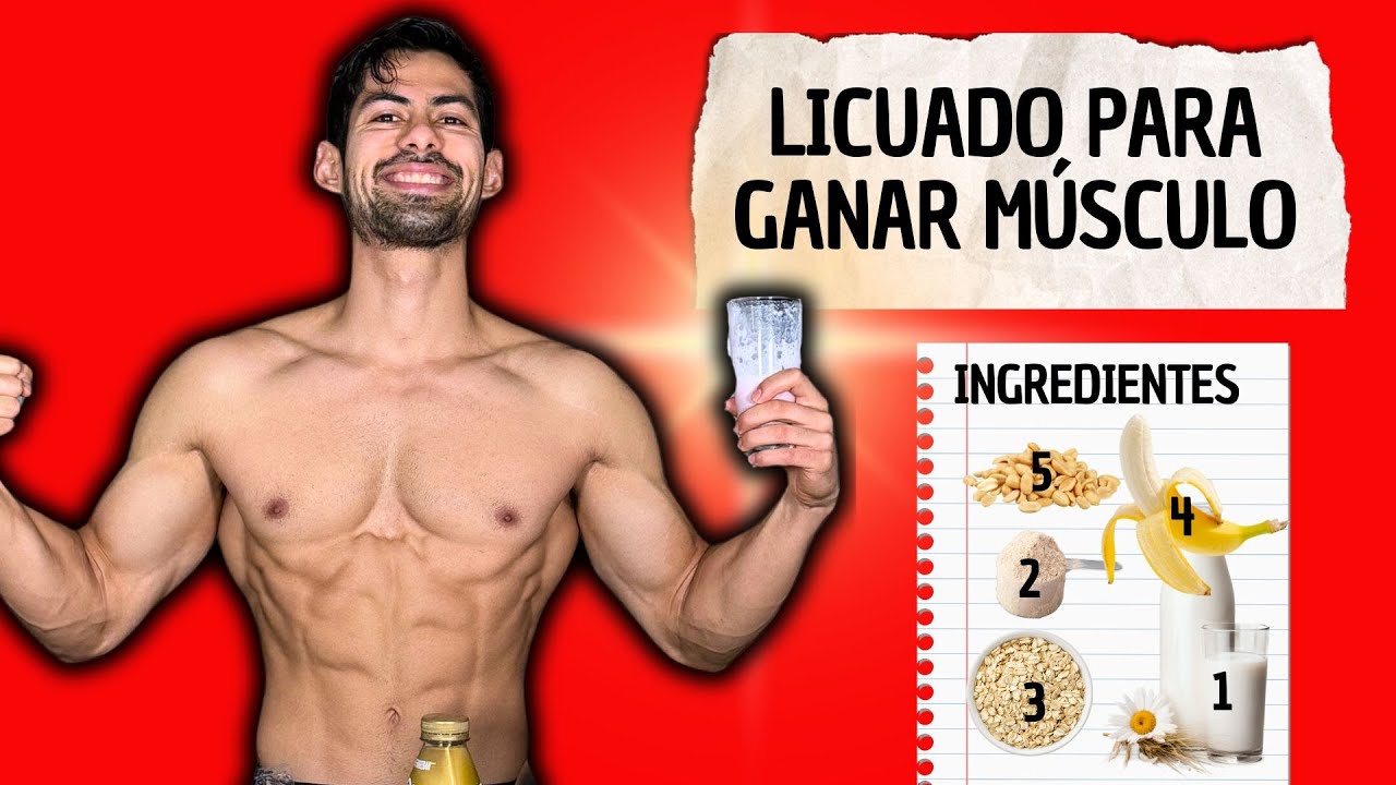SUBE de PESO con este LICUADO de $50 (+1000 CAL) 💪