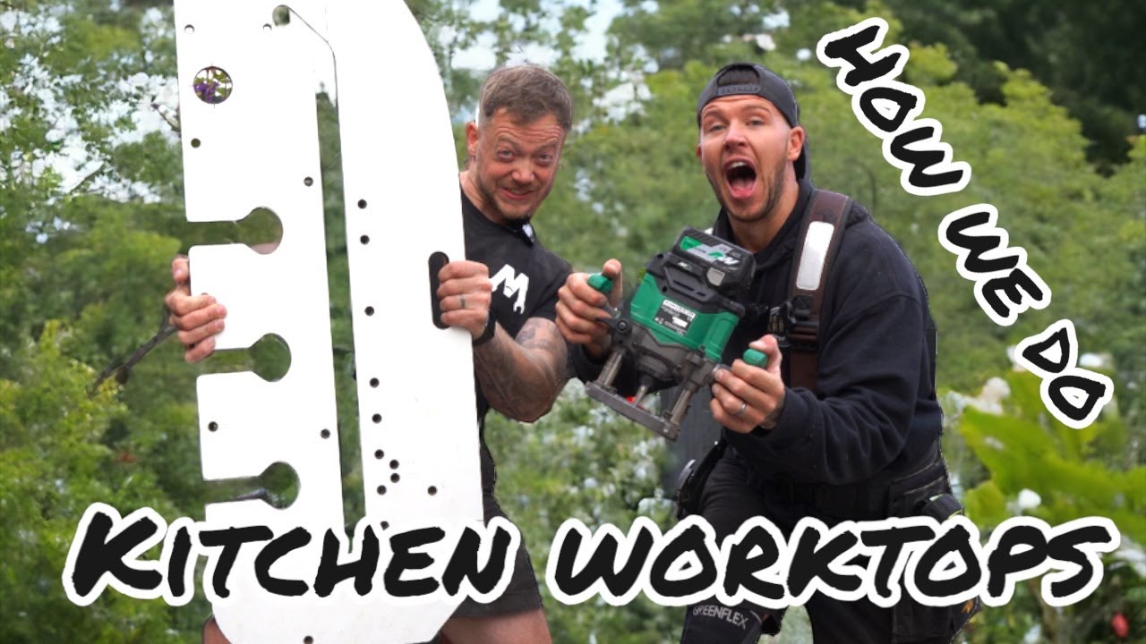SOS kitchen worktop installation