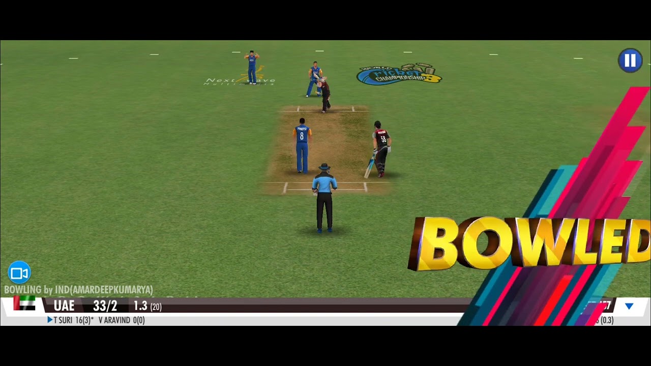 India vs UAE Asia Cup 2023 highlights in wcc3. #cricket #viral #