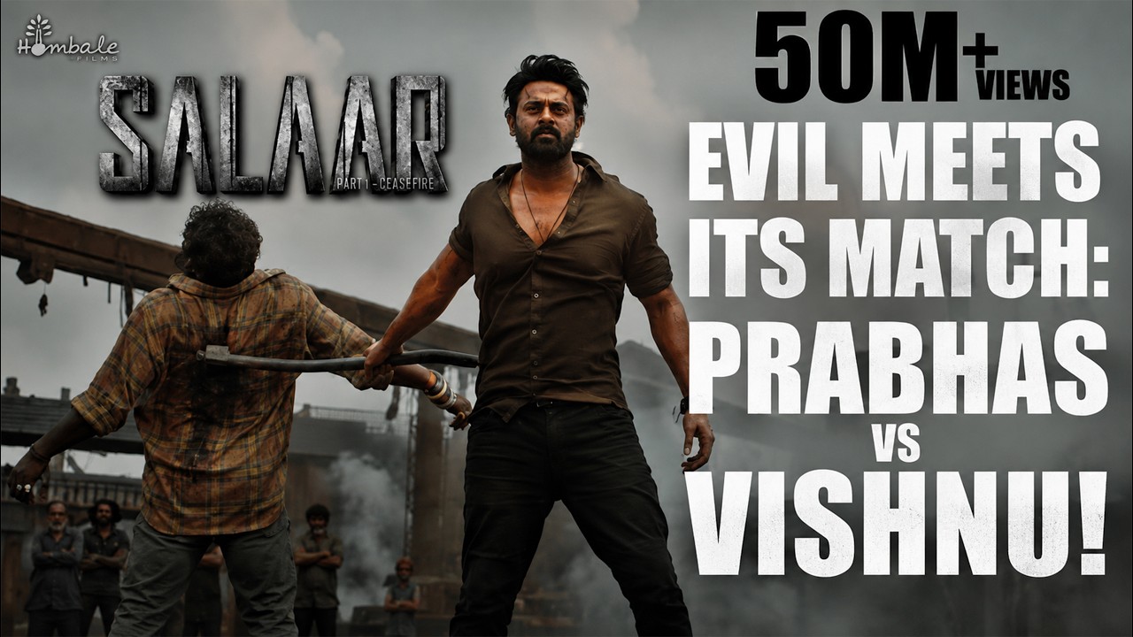 TRIBAL WOMEN'S RESCUE! Prabhas vs. Vishnu | Salaar Movie Scene | Hombale Films