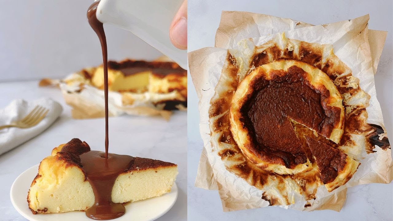 Receita Aut&ecirc;ntica de Cheesecake Basco | Como Fazer a Sobremesa Tend&ecirc;ncia!