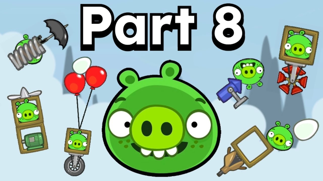 Bad piggies But I USED LEAST PARTS AS POSSIBLE [PART 8]