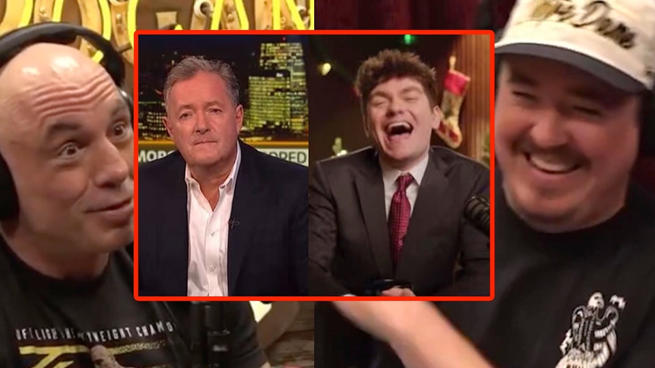 Joe Rogan and Shane Gillis on Nick Fuentes vs Piers Morgan