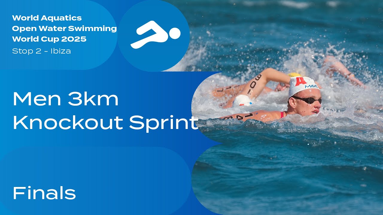 Men 3km Knockout Sprint | Open Water Swimming World Cup 2025 | Ibiza