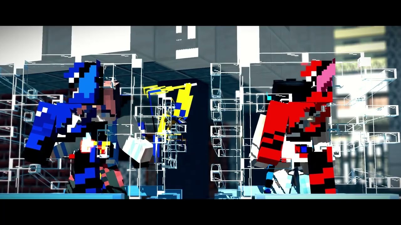 マイクラで仮面ライダービルドとクローズに変身してみた/Kamen Rider Build & Cross-Z in Minecraft animation