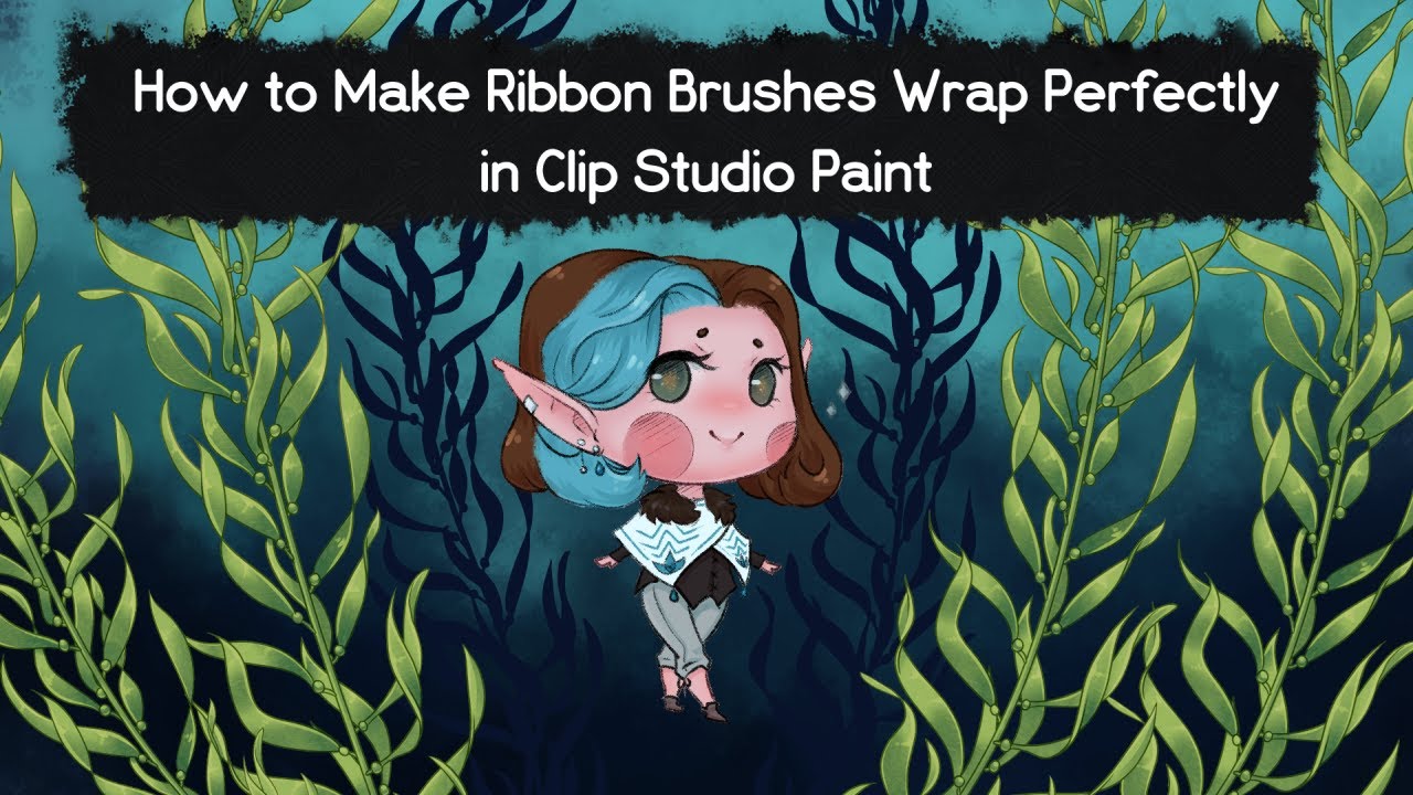 How To Make Ribbon Brushes Wrap Perfectly in CSP - Extended Edition!