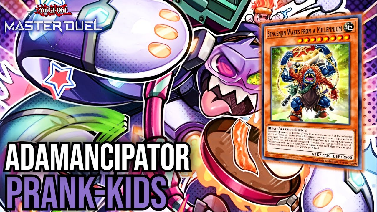 Unbanning Block Dragon was a mistake | ADAMANCIPATOR PRANK-KIDS [Yu-Gi-Oh! Master Duel]
