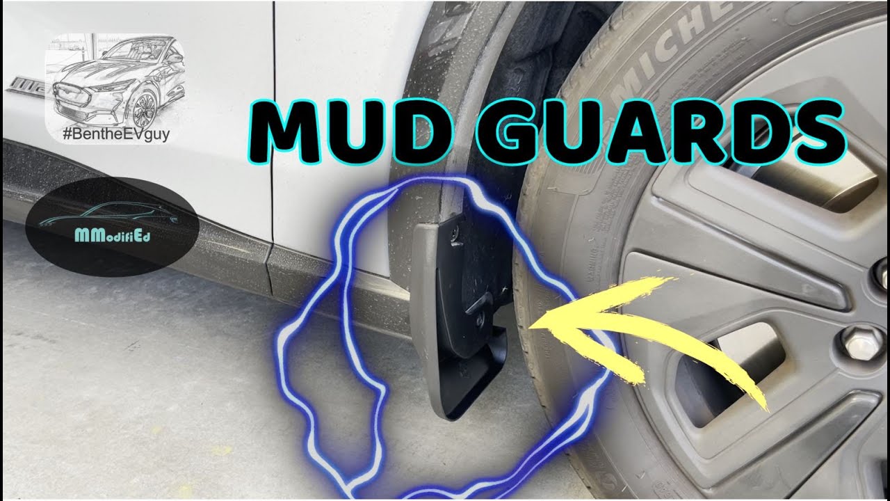 AOSK MUD GUARDS | MACH E | Collaboration MModified & BentheEVguy | 60 Sec. review | 19/21
