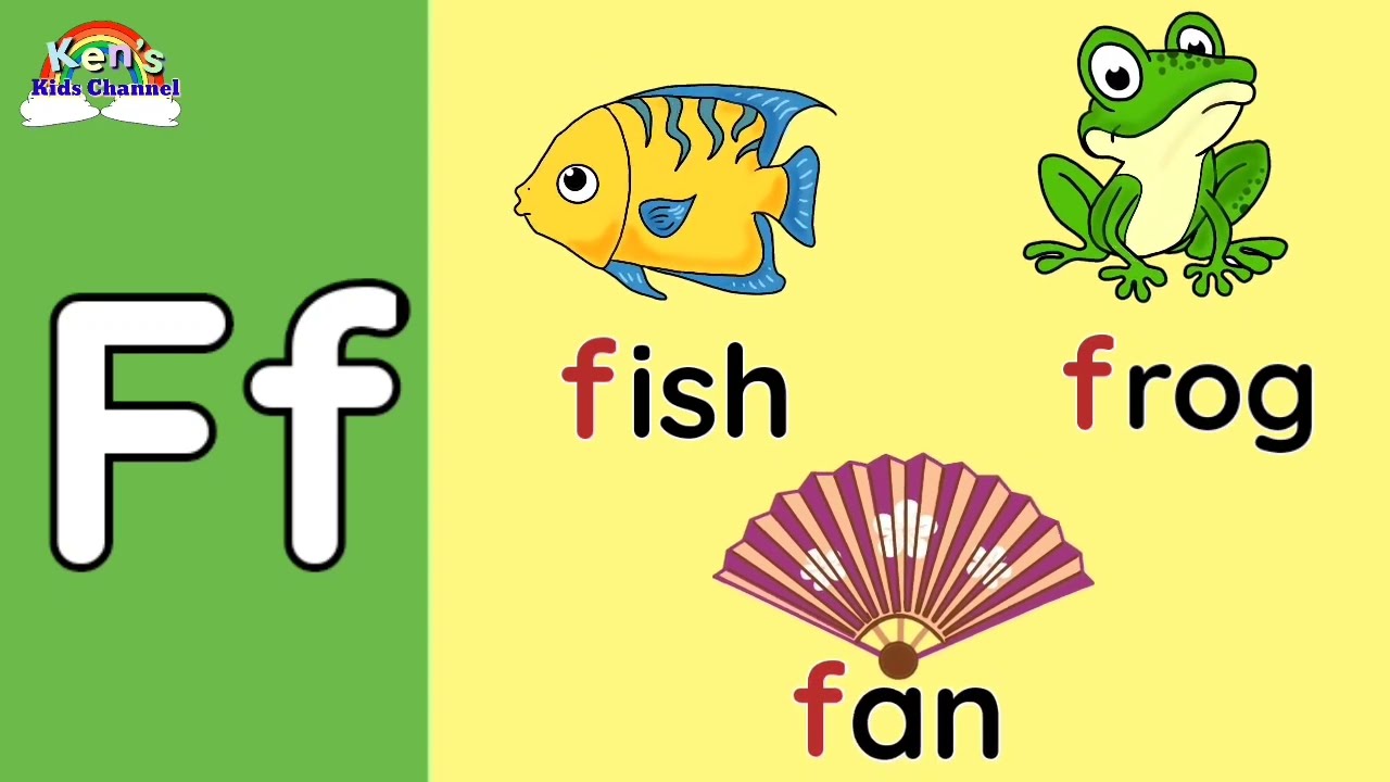 Letter Ff | Letter F Sound | Objects Beginning with the Letter Ff | Learn to Write the Letter Ff