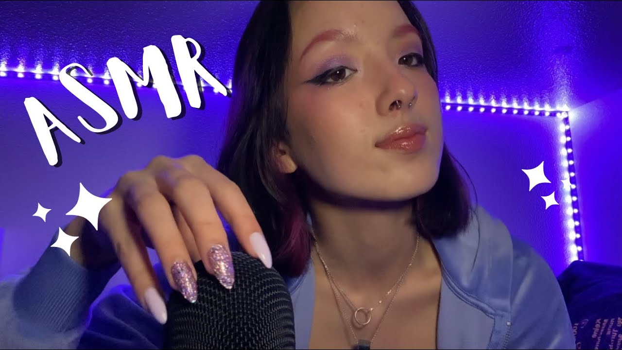 CHAOTIC ASMR - random triggers, mic scratching, mic tapping + crystal tour