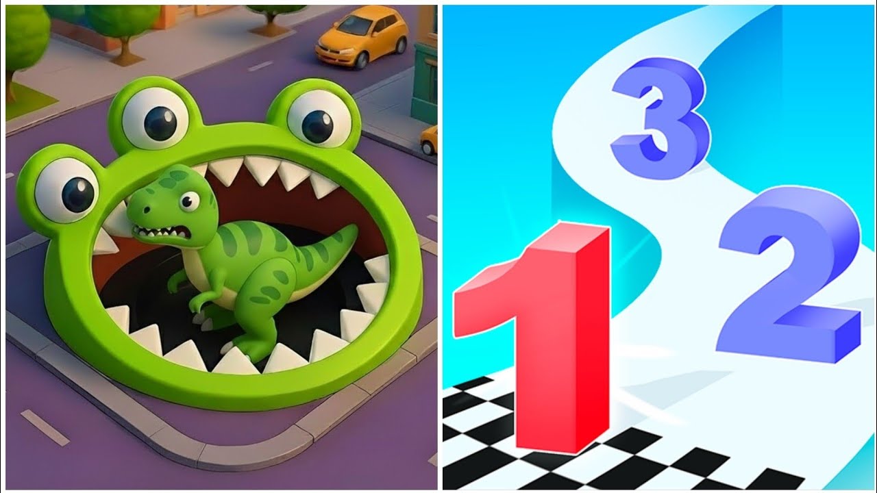 Hole.io Vs Number Master Run Merge MAX LEVEL Gameplay Walkthrough Master Level Up!