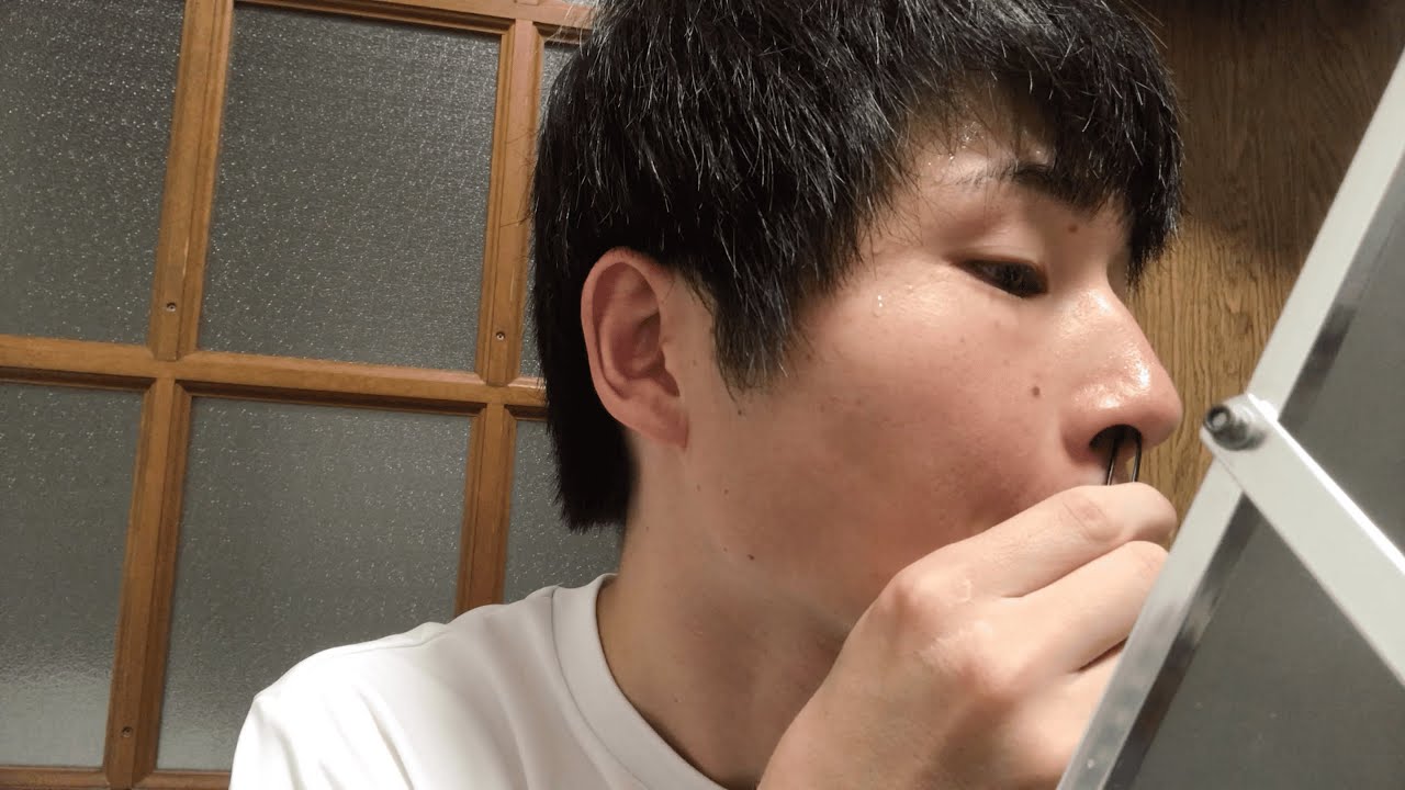 ぶち抜け鼻毛
