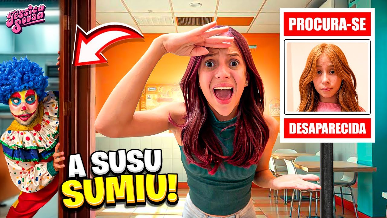 A SUSU CONSEGUIU ESCAPAR DO PALHAÇO DO TERROR MAS… (JÉSSICA SOUSA E FAMÍLIA )