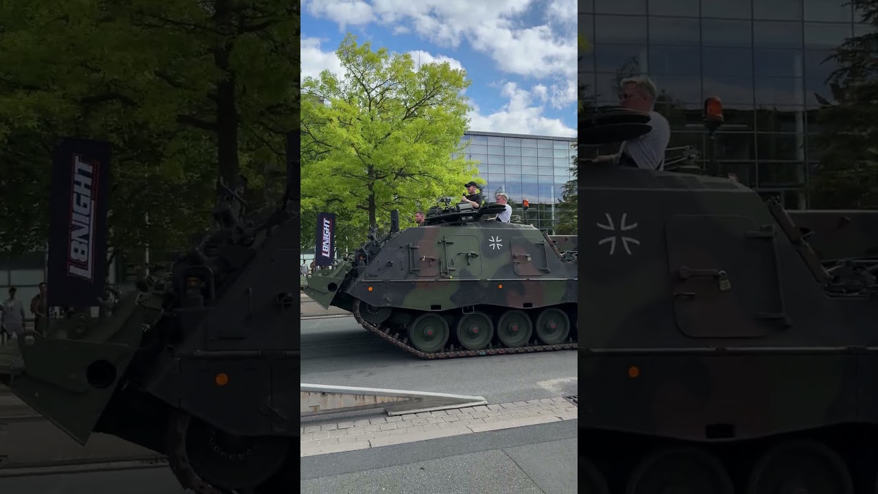 Montanablack & Schradin im Panzer der Bundeswehr auf den PS Days Hannover