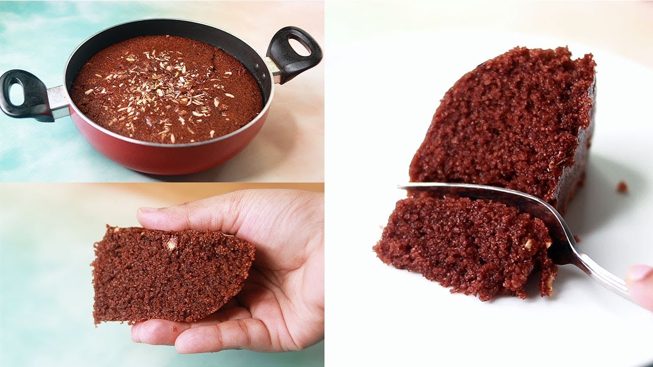 Chocolate Suji Cake In Kadai | Eggless & Without Oven | Yummy