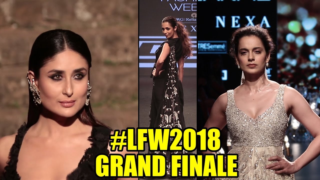 Best Of Lakme Fashion Show 2018 | #LFW GRAND FINALE | Kareena Kapoor, Kangana, Malaika Arora Khan