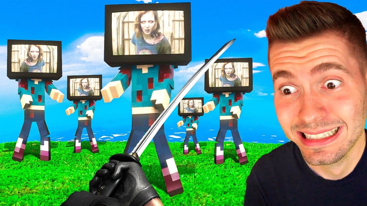 Fugindo do TV MAN GIGANTE no Teardown Mods!
