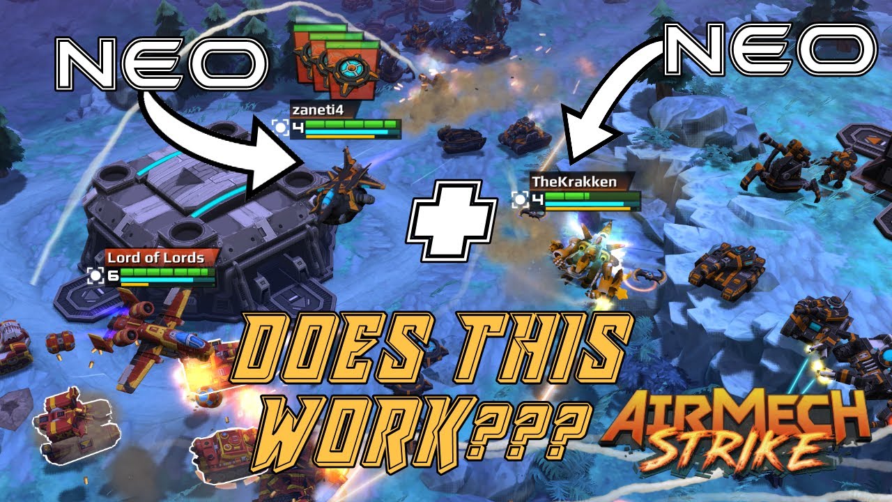 AirMech: Can Double Neo Win on Storm? TheKrakken zaneti4 v Lord of Lords Pawnz - Storm