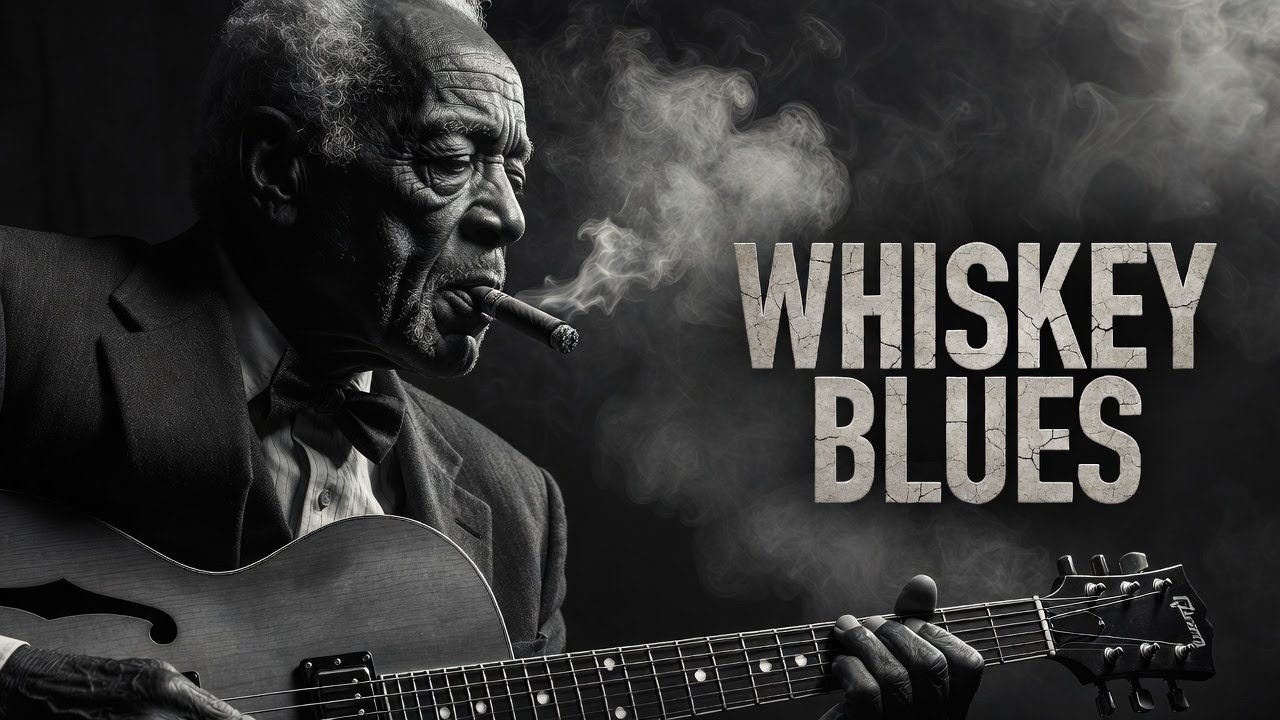 Midnight Whiskey Blues Song 🥃  for Late Nights  Emotional Blues 🌙
