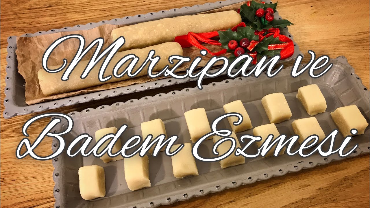 Badem Ezmesi ve Marzipan Tarifi - Vegan Tatlı Tarifleri