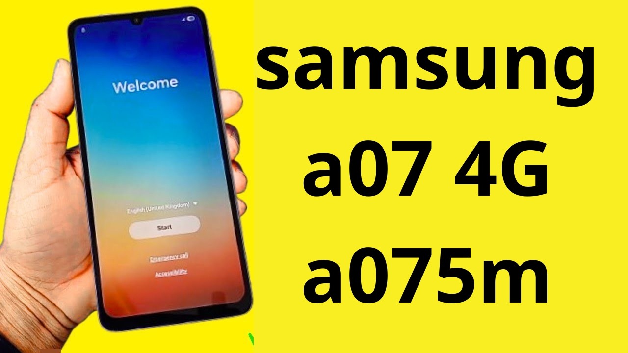 Samsung A07 4G A075M: обход FRP, удаление учетной записи Google