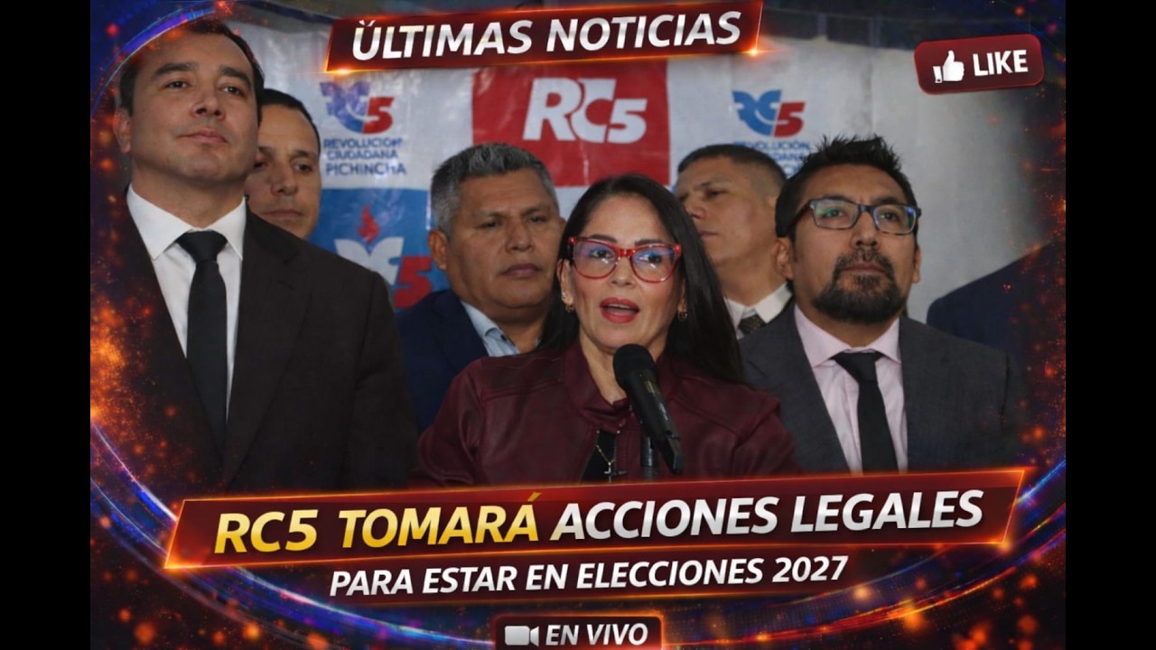 EN VIVO🔴REVOLUCIÓN CIUDADANA presentará ACCIONES JUDICIALES, para estar en elecciones 2027