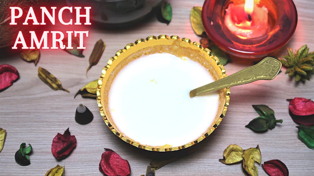 Panchamrit Recipe For Pooja | How To Make Panchamrit For Pooja And Abhisheka For God | Food Nepal