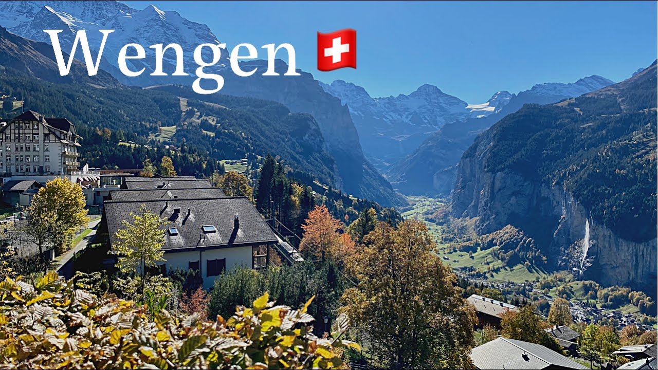 Wengen a mountain village in the Bernese Oberland 🇨🇭 Lauterbrunnen | Magical Views of Switzerland