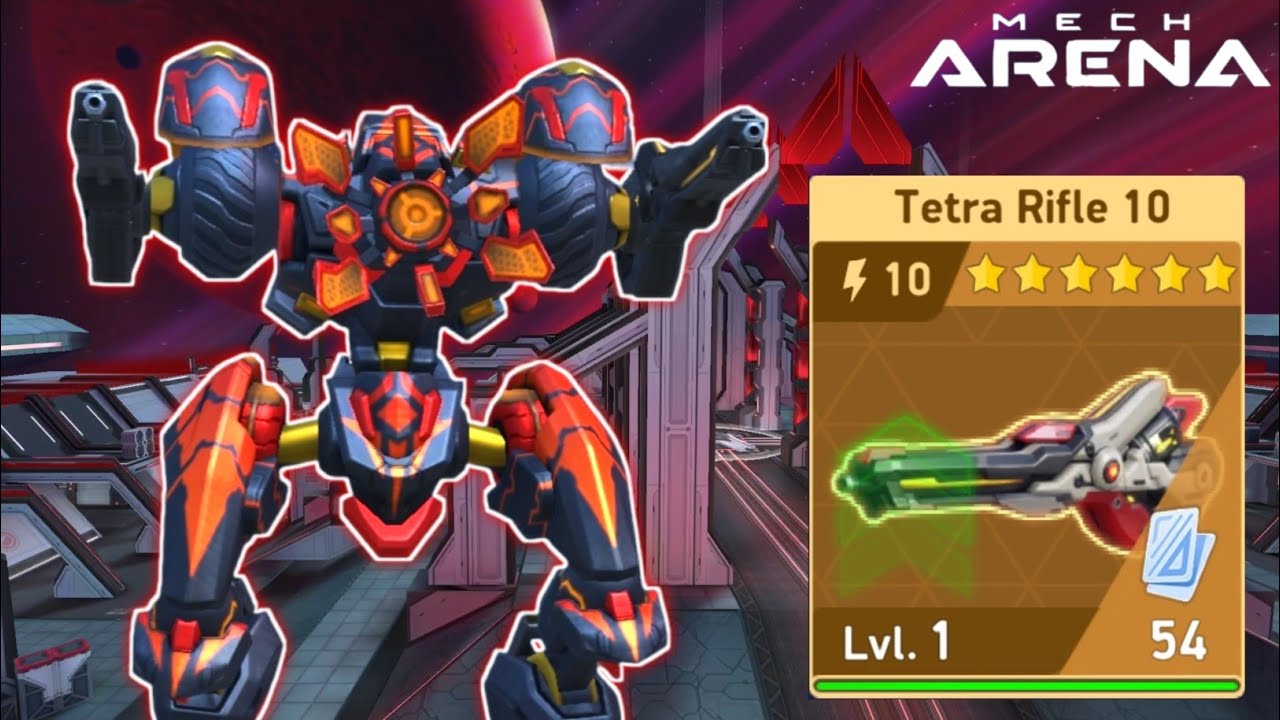 Tetra Rifle Showdown | Mimicker with Tetra Rifle 10 Gameplay - Mech Arena
