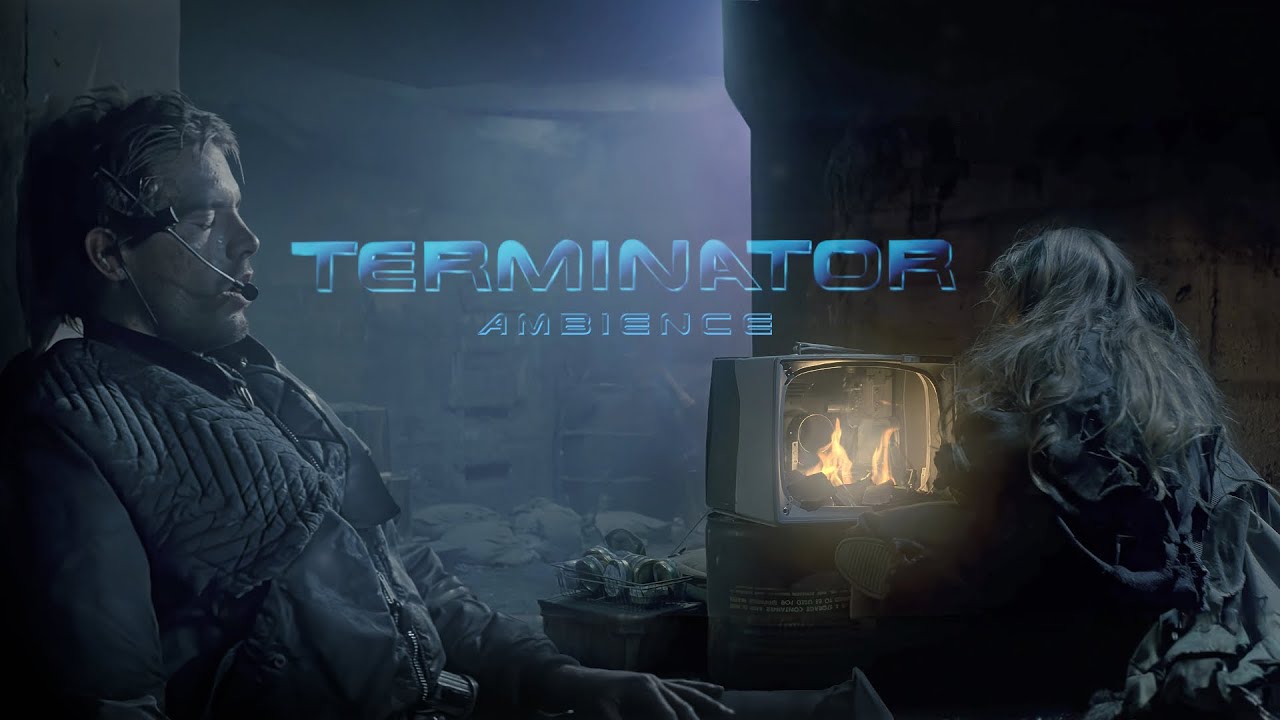 Terminator 1 Future War of 2029 Ambience from a Bunker with Calm Music with Kyle Reese | 3 Hours