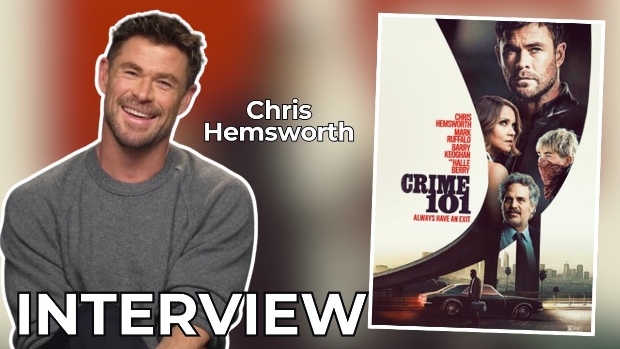 Chris Hemsworth on playing the bad guy with a moral compass in Crime 101