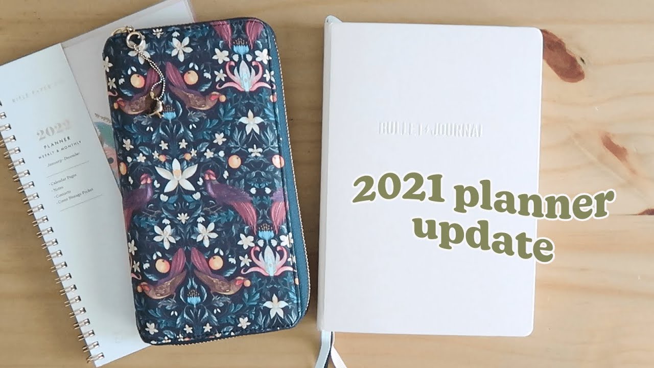 2021 planner update | bullet journal, a5 ring planner, hobonichi weeks