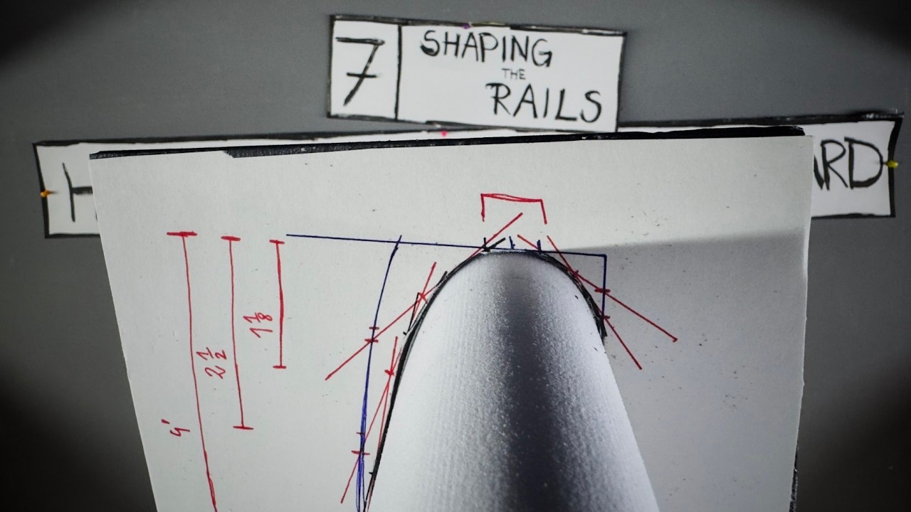 How to Shape Surfboard  Rails IT