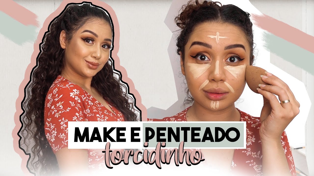 BORA SE ARRUMAR COMIGO? MAKE E PENTEADO TORCIDINHO COM *BABY LISS*