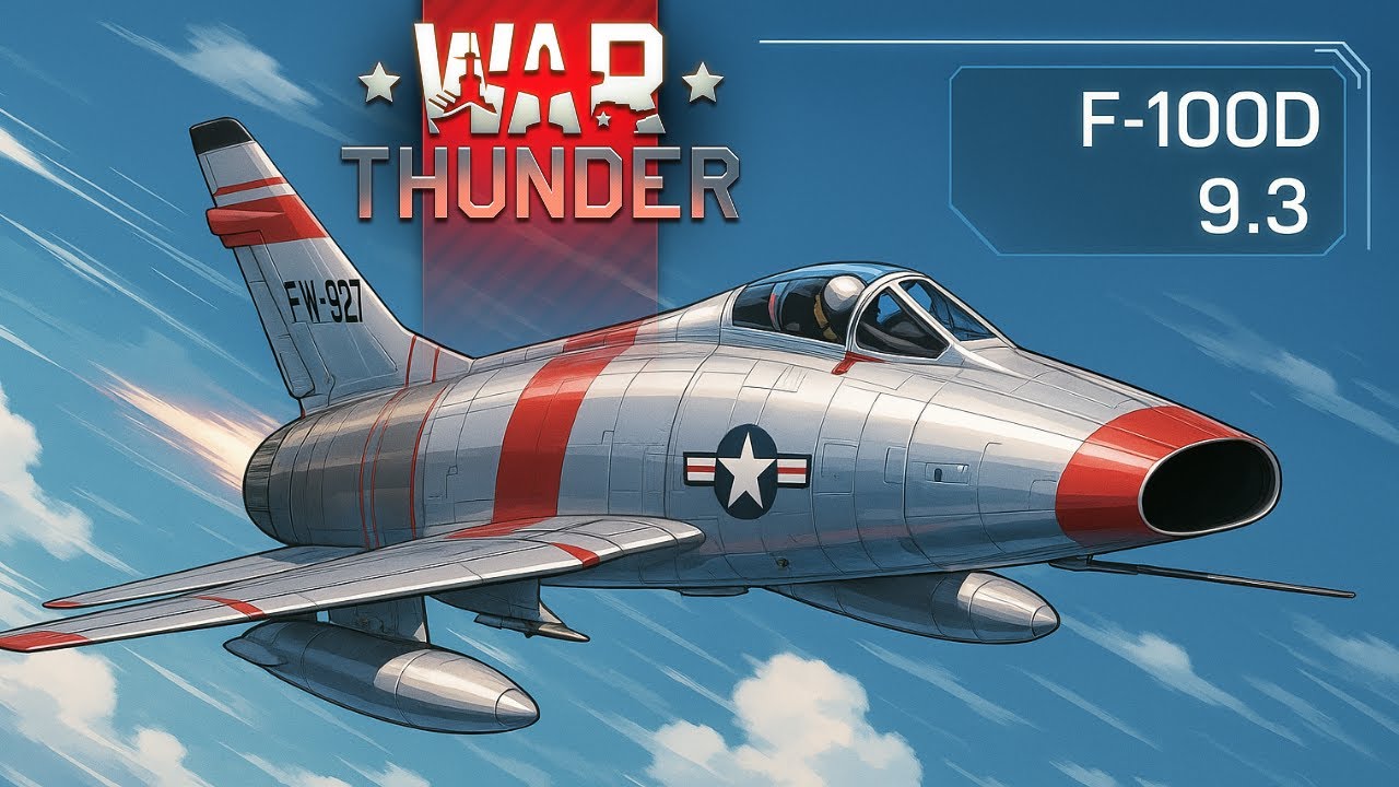 The Most Underrated Jet in Rank 6 USA - F-100D - War Thunder