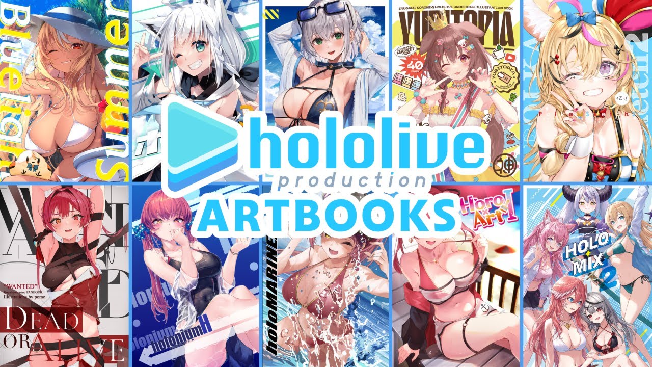 More Hololive artbooks from Melonbooks! - C100 doujins flipthrough
