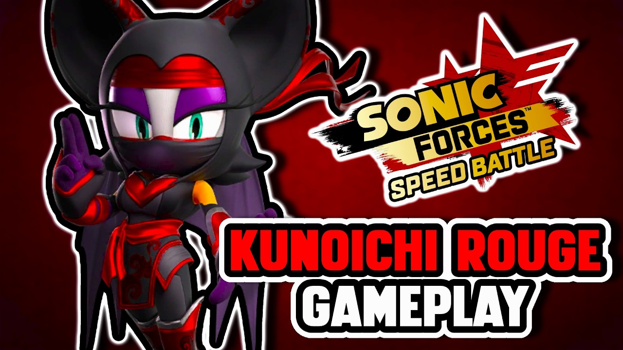 KUNOICHI ROUGE GAMEPLAY - Sonic Forces: Speed Battle