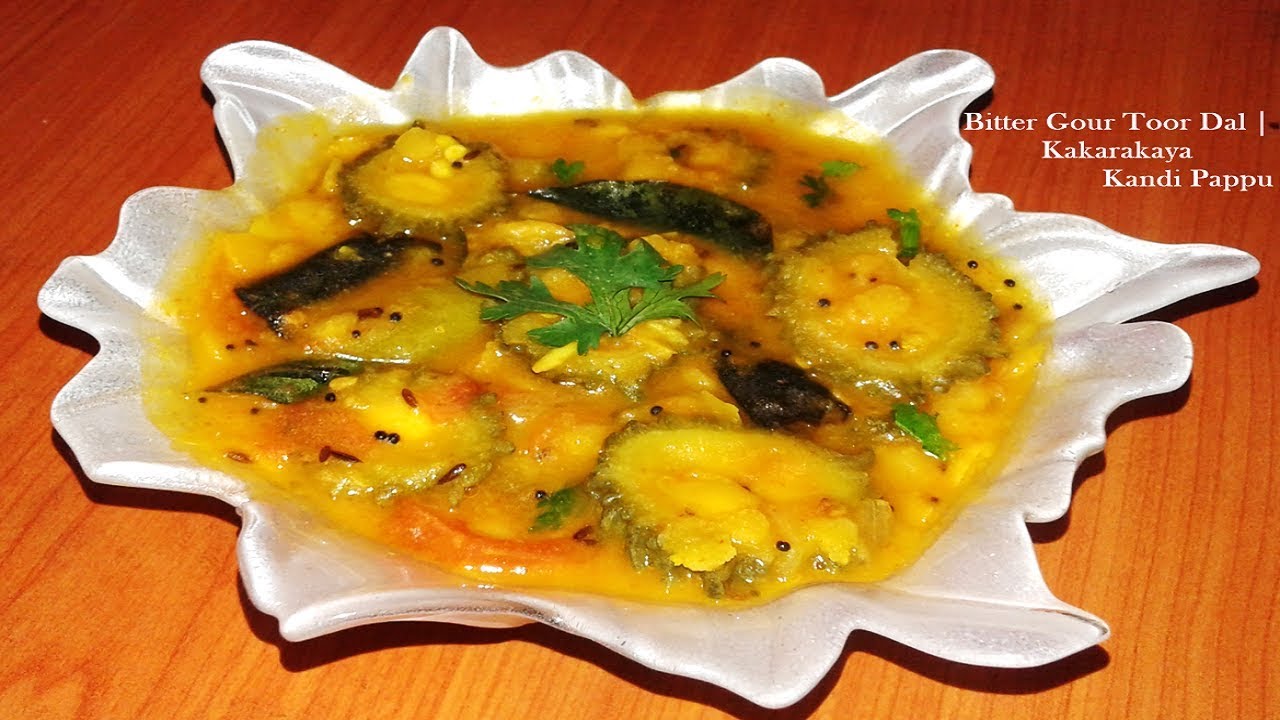 bitter gourd toor dal | kakarakaya kandi pappu | karela recipe | special desi recipes