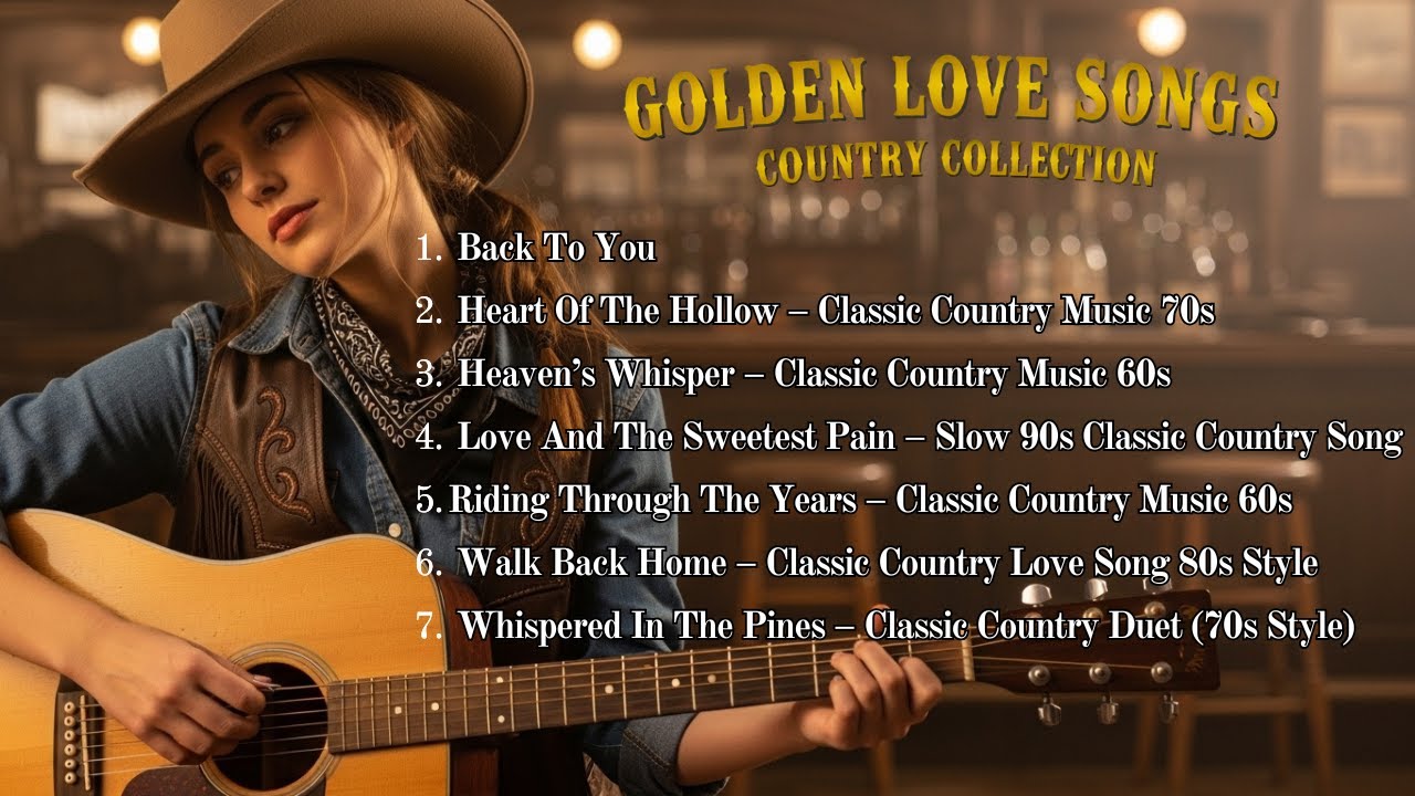 Golden Love Songs – Классическая музыка кантри 60-х 70-х 80-х 90-х | баллады о любви в стиле кантри