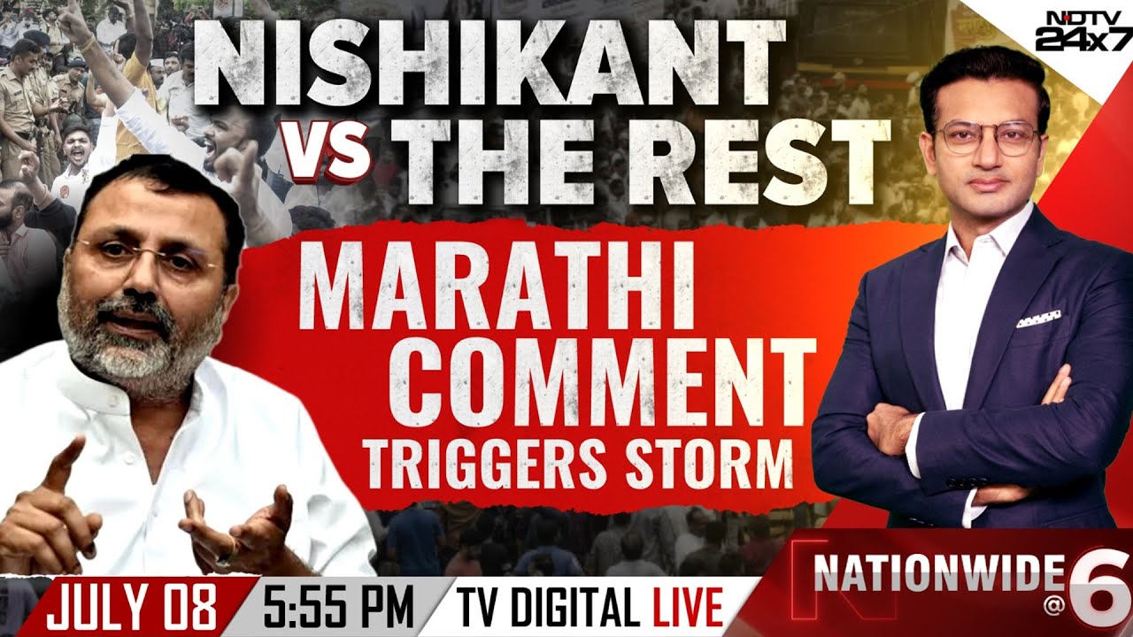 Language Row | Nishikant Vs The Rest | Marathi Comment Triggers Storm | Nationwide At 6