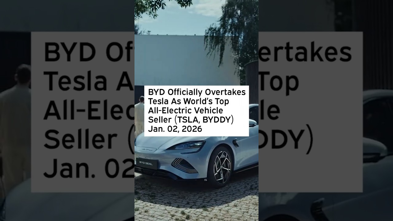 BYD официально обогнал Tesla как лучшего в мире продавца электромобилей 